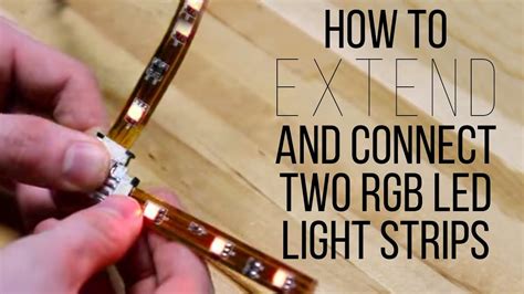 how do you hook up led light strips